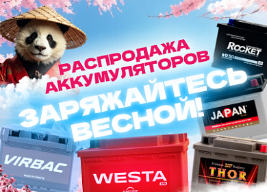 Весенние скидки на аккумуляторы!